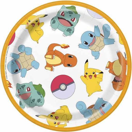 Pokémon 7-Inch Paper Plates