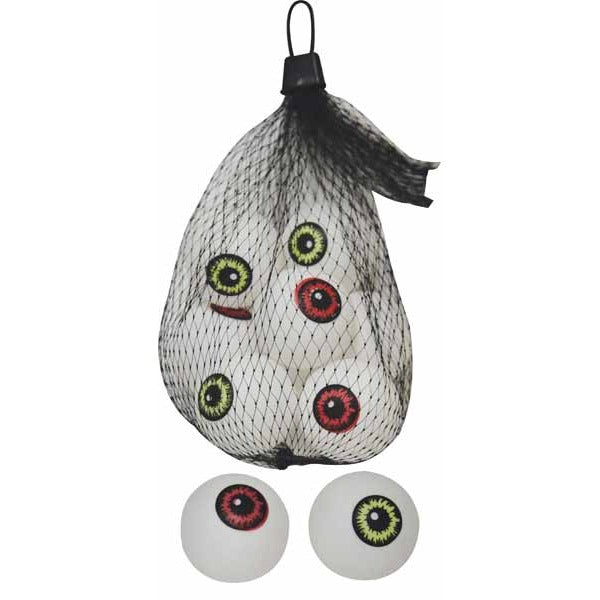 Faux Eyeballs in Mesh Bag, 8 Pieces