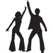 Disco Silhouette Decorations, 2 Pack