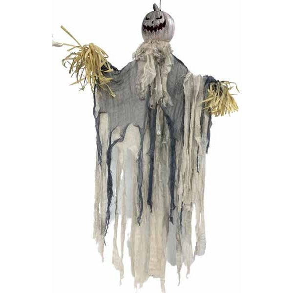 51-Inch Animated Pumpkin Man Halloween Prop