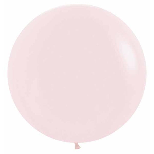 Sempertex 24-Inch Pastel Matte Pink Latex Balloons, 10 Pack