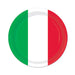 RED, WHITE & GREEN PLATES 7` 8/PKG