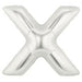 7 Inch Silver X Megaloon Letter Balloon