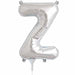 16 Inch Silver Letter Z Balloon