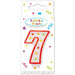 Dots Number 7 Birthday Candle