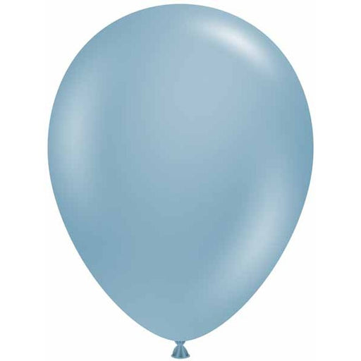 TUFTEX 11-Inch Blue Slate Latex Balloons, 100 Count