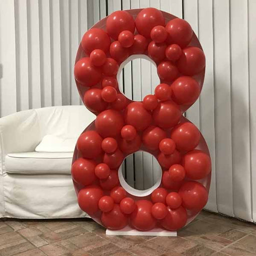 120 cm Number 8 Balloon Mosaic Frame Kit