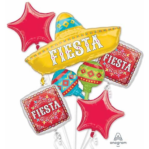 Papel Picado Fiesta Foil Balloon Bouquet