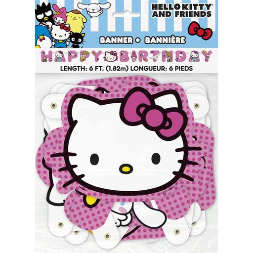 Hello Kitty Jointed Party Banner, 1 Count