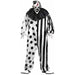 Killer Clown Adult Costume with Mask, One Size