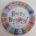Radiant Birthday 9-Inch Plates, 8 Count