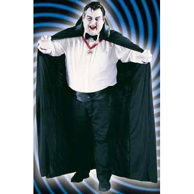 BIG & TALL CAPE PLUS SIZE BLACK