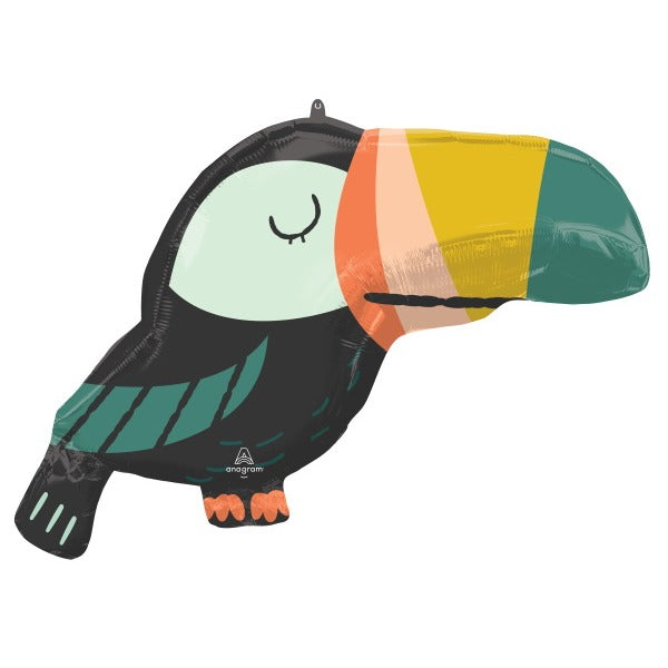 Get Wild Toucan Shaped Foil Balloon