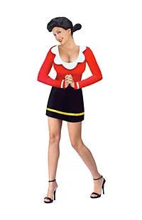 Sexy Olive Oyl Costume for Adults (M/L 10-14) (1/Pk)