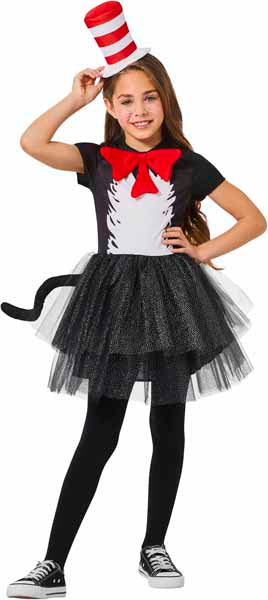 DR. SEUSS CAT IN HAT CHILD DRESS LARGE