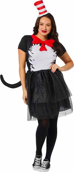 DR. SEUSS CAT IN HAT ADULT DRESS XL