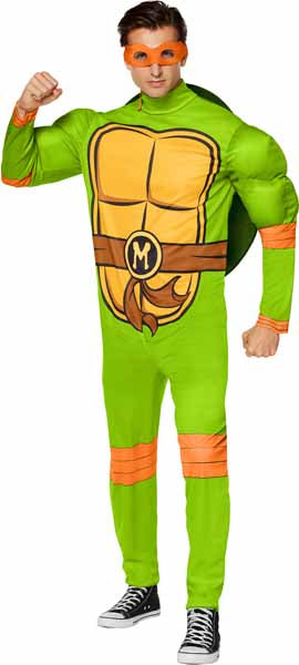Teenage Mutant Ninja Turtles Michelangelo Adult Costume, Medium