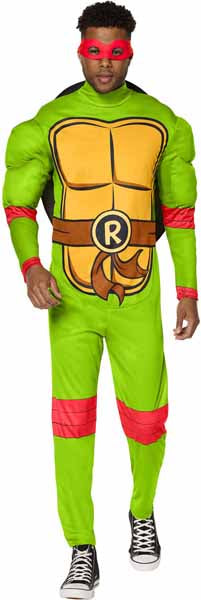 Teenage Mutant Ninja Turtles Raphael Adult Costume, Small