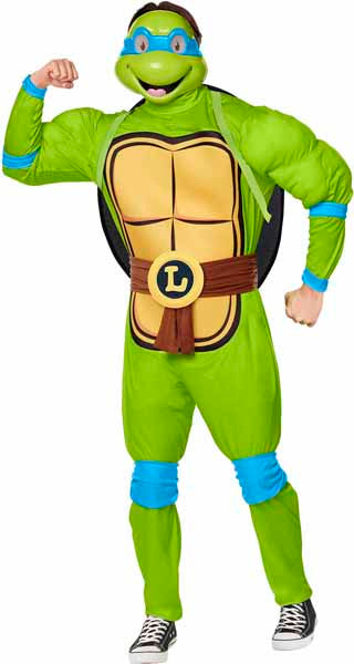 Teenage Mutant Ninja Turtles Deluxe Leonardo Adult Costume, Large