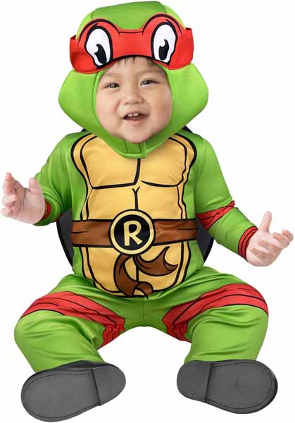 TMNT INFANT COSTUME RAPHAEL SMALL 6-12
