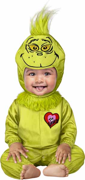 SUESS GRINCH COSTUME INFLANT XS 0-6MOS