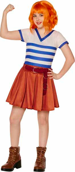 One Piece Nami Child Costume, Large
