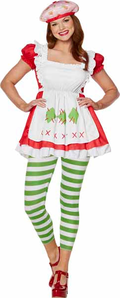 Strawberry Shortcake Adult Costume, Medium