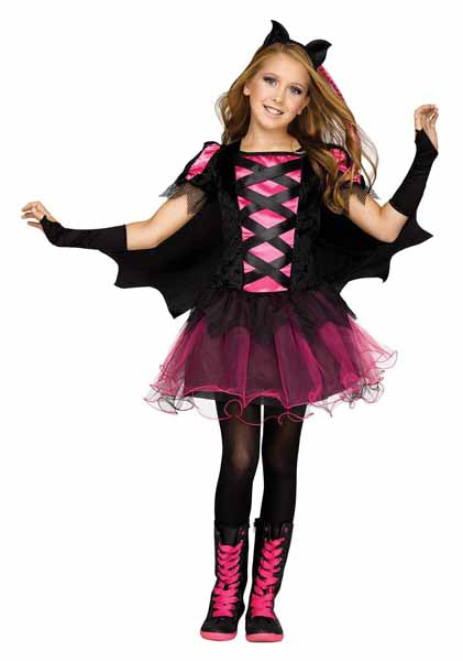 Bat Queen Child Costume, Size 12-14