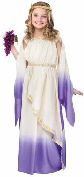 Orchid Ombré Goddess Child Costume, Size 12/14