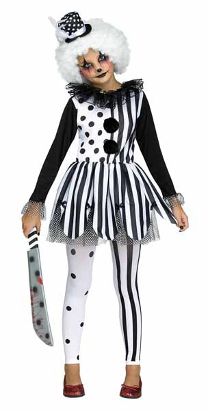 Killer Clown Child Costume, XL (14-16)