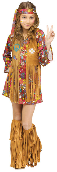 Peace & Love Hippie Child Costume, Large 12-14