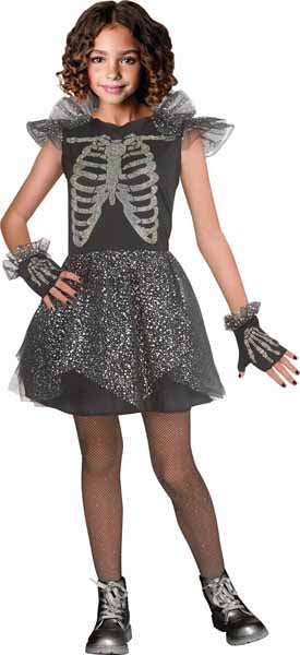 Skele Bling Child Costume, Medium 8/10