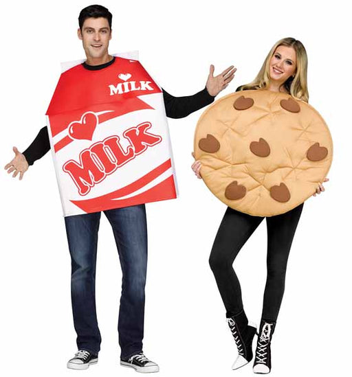 Photo Real Milk & Cookie Adult Couples Costume Set
