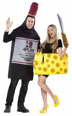 Perfectly Paired Wine & Cheese Adult Costume Set