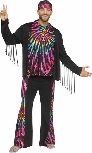 Psychedelic Hippie Adult Costume