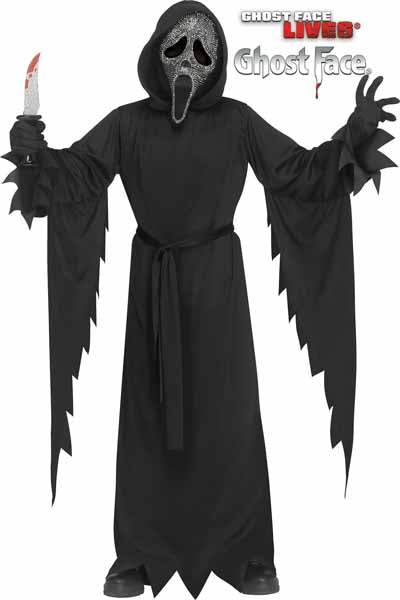 Ghost Face Gun Powder Child Costume, Size 8/10