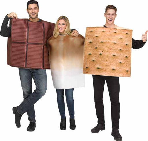 S'mores Adult Costume Set for Three