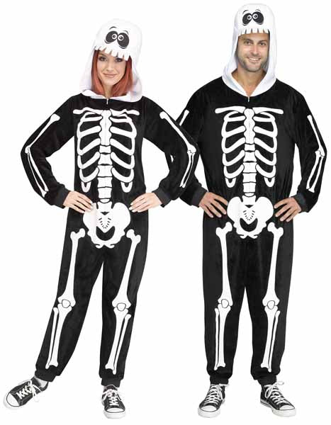 Skeleton Squad Adult Unisex Costume, Medium