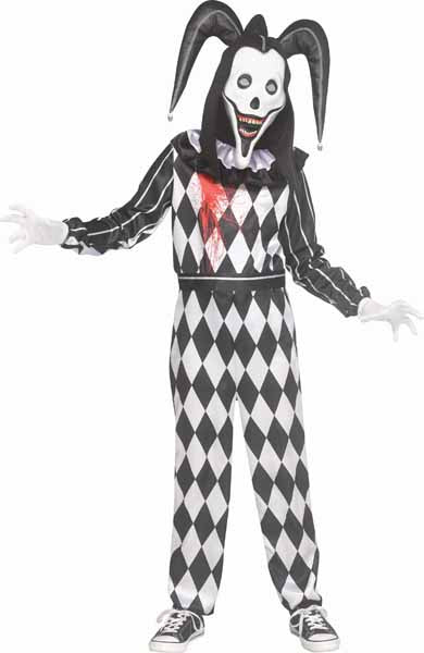 The Smiler Jester Child Costume, Size 12/14