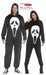 Ghost Face E-Z Black Hooded Jumpsuit Adult Costume, Medium