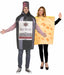 Wine & Cheese Adult Couples Costume Set