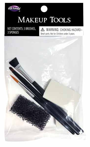 Fun World Essential Makeup Tools Kit, 6 Pieces