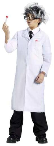 Children's Lab Coat Costume, Up to Size 14