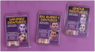 Big Bubba Costume Dentures in Assorted Styles
