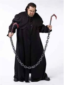 Bloody Meat Hooks with 70-Inch Chain Halloween Prop
