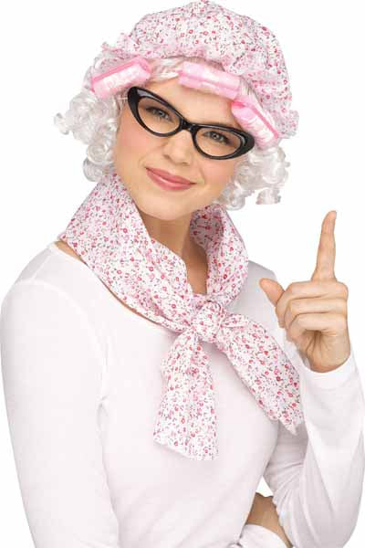 Adult Grammy Instant Grandma Costume Kit