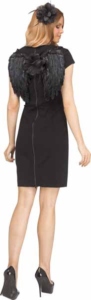 Deluxe Black Shimmer Costume Wings