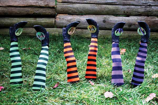 Witch Leg Grave Breakers Halloween Decor, Assorted Colors