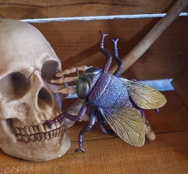 Vibrant Jumbo Fly Decoration, 4.5 Inches