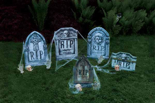 Kit de décoration d'Halloween « Cimetière en boîte »